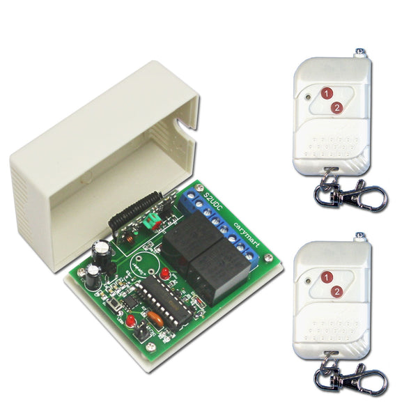 Commutateur à Distance Sans Fil à 2 Voies de Sortie CC 6V/9V/12V/24V