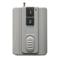 2 Boutons RF Télécommande / Émetteur Sans Fil avec Support de Montage Mural (Modèle 0021056)