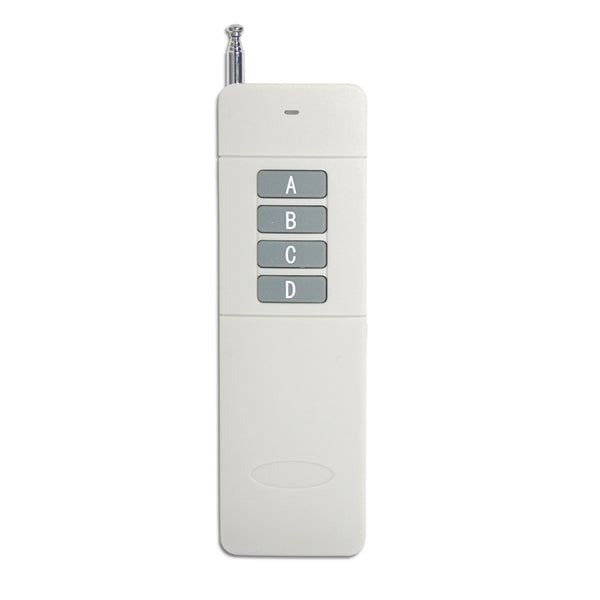 Télécommande Sans Fil Avec Antenne Externe Code d'Apprentissage Type 4 Voies Grande Portée 1000M (Modèle 0021119)