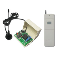 Kit de télécommande sans fil longue portée CC 6V/9V/12V/24V avec émetteur et récepteur 433Mhz (Modèle 0020268)