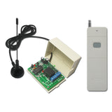 Kit de télécommande sans fil longue portée CC 6V/9V/12V/24V avec émetteur et récepteur 433Mhz (Modèle 0020268)