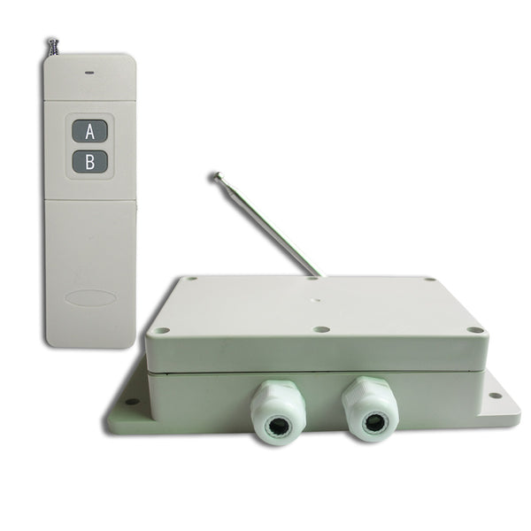 Kit de télécommande RF à haut rendement longue portée 2km 30A avec 2 relais à contacts secs (Modèle 0020339)