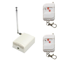 Interrupteur telecommande sans fil RF CC 2 canaux sortie relais NO / NF