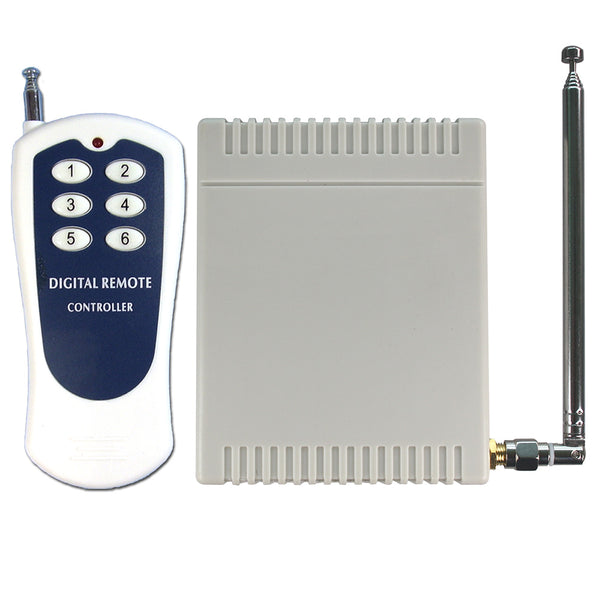 500M CC 6V/9V/12V/24V Interrupteur de télécommande radio 6 voies