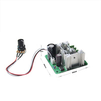 Interrupteur de vitesse ajustable de moteur / régulateur de vitesse CC 6V~90V 8A