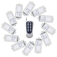Système Émetteur-Récepteur RF à 12 Canaux Sortie Alimentation CA 220V