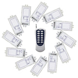 Système Émetteur-Récepteur RF à 12 Canaux Sortie Alimentation CA 220V