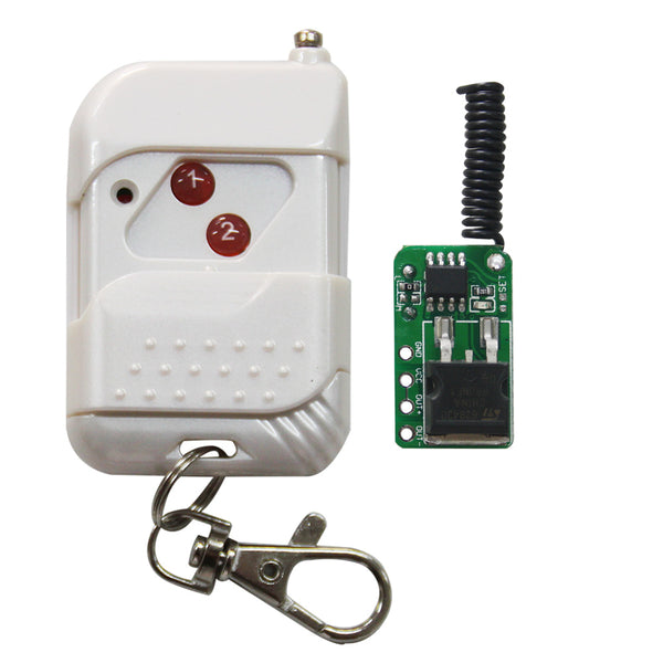 Mini Kit Télécommande & Récepteur 1 Canal CC6~36V Entrée de Puissance 3 Mode de contrôle (Modèle 0020642)