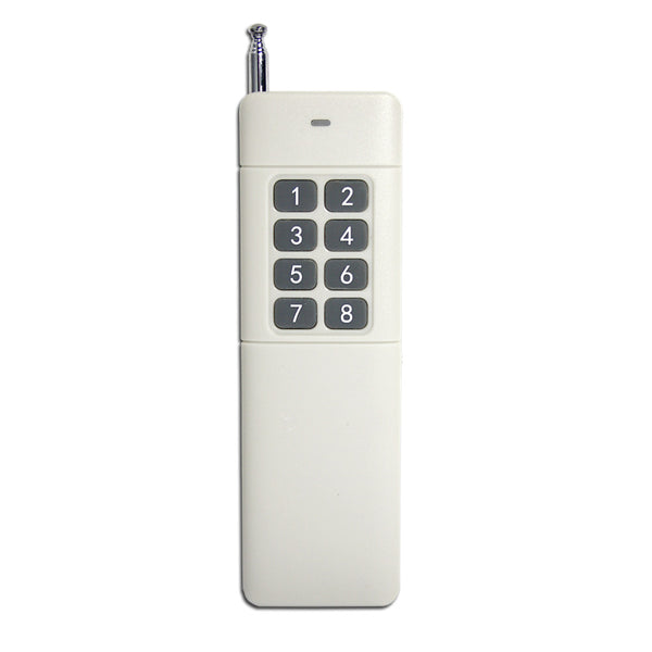 Télécommande Sans Fil Avec Antenne Longue Portée 1000M 433Mhz 8 Touches (Modèle 0021028)