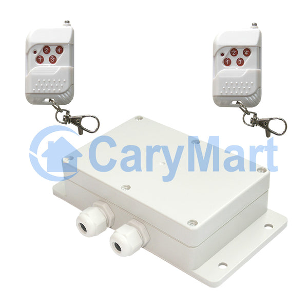 Interrupteur Étanche à 4 Canaux 100M 220V CA pour Quatre Lampes – Magasin d' interrupteurs sans fil