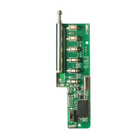 6 Boutons 500M RF Télécommande / Emetteur Mural Avec Support (Modèle 0021043)