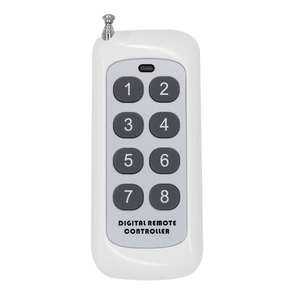 Télécommande Sans Fil Portable Huit Boutons 500M 433.92 Mhz (Modèle 0021014)